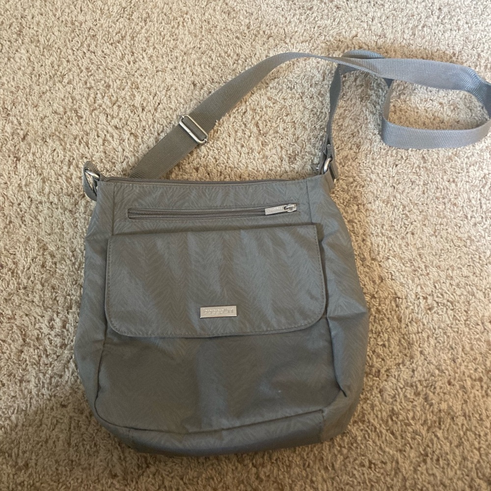 Gray Crossbody Bag